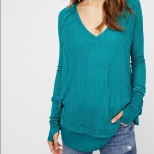 ✨SOLD✨NWOT Free People Laguna Thermal Teal